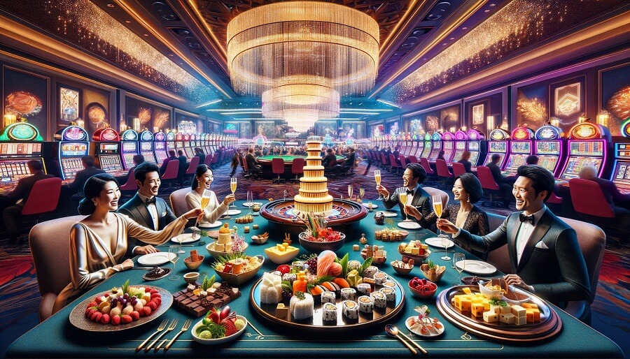 Gastronomi och Nöjen på ett casino